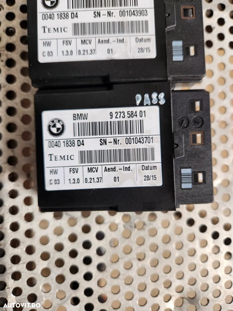 Modul Control Centura Spate ICPA Bmw Seria 4 Coupe Cabrio F32 F33 Cod  Dezmembrez Bmw Seria 4 F32 F - 3