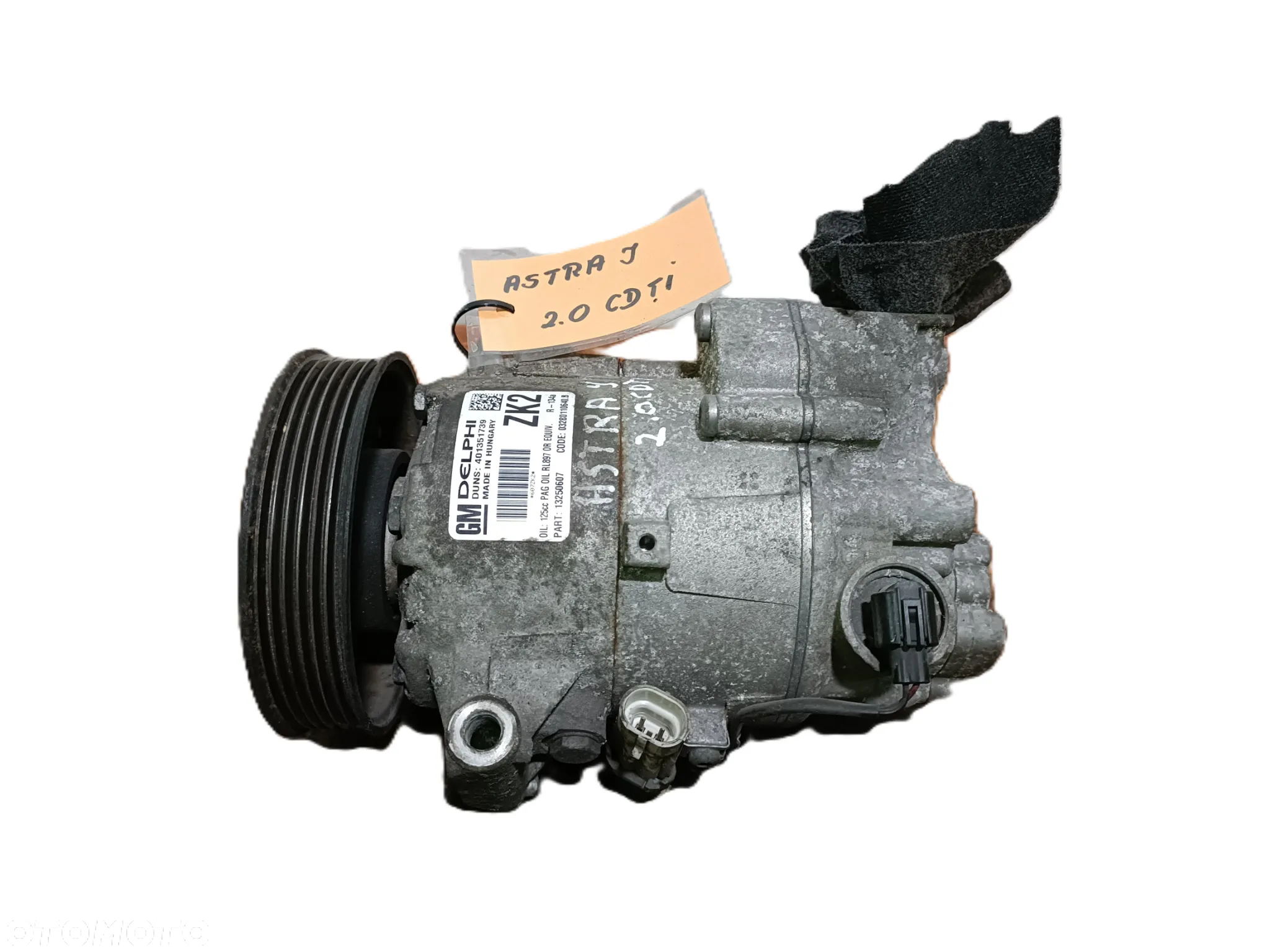 OPEL ASTRA J 09-19 2,0 CDTI kompresor sprężarka klimatyzacji DELPHI  401351739 * - 2