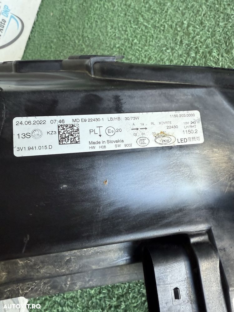 Far stanga Skoda Superb 3 Crystal light complet - 7