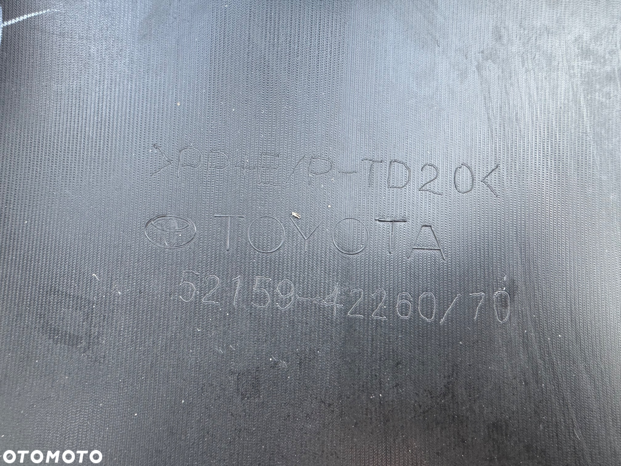 ZDERZAK TYŁ TYLNI TOYOTA BZ4X SPOILER DÓŁ DOKŁADKA 52159-42260 ORYGINAŁ - 11