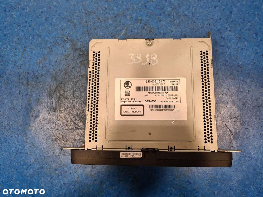 SKODA FABIA II LIFT ROOMSTER RADIO CD 5J0035161C - 2