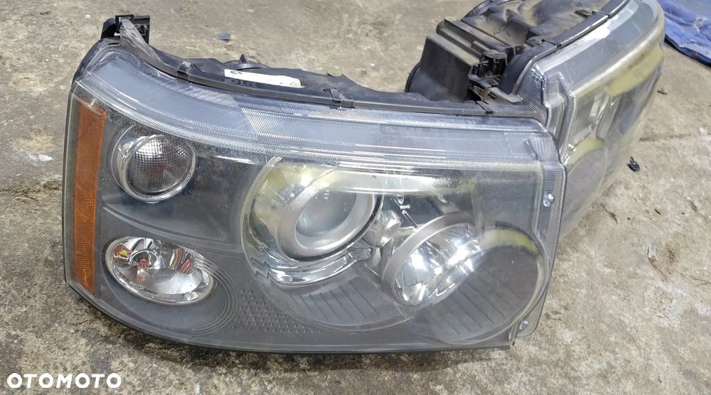 Oryginalne Kompletne Reflektory XENON Przód Przednie Prawy Lewy Range Land Rover Sport L320 - 3