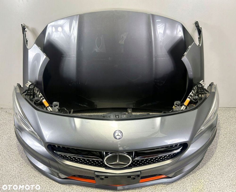 MERCEDES CLA W117 AMG PRZÓD ZDERZAK PAS LAMPY MASKA BŁOTNIKI 787 ORANGE ART - 5