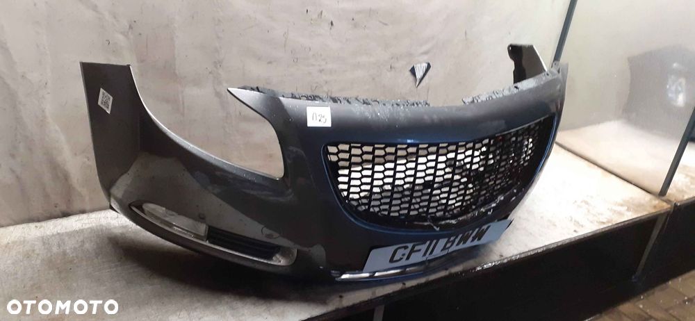 + ZDERZAK PRZÓD PRZEDNI DO OPEL INSIGNIA A Z177 SZARY HALOGENY - 4