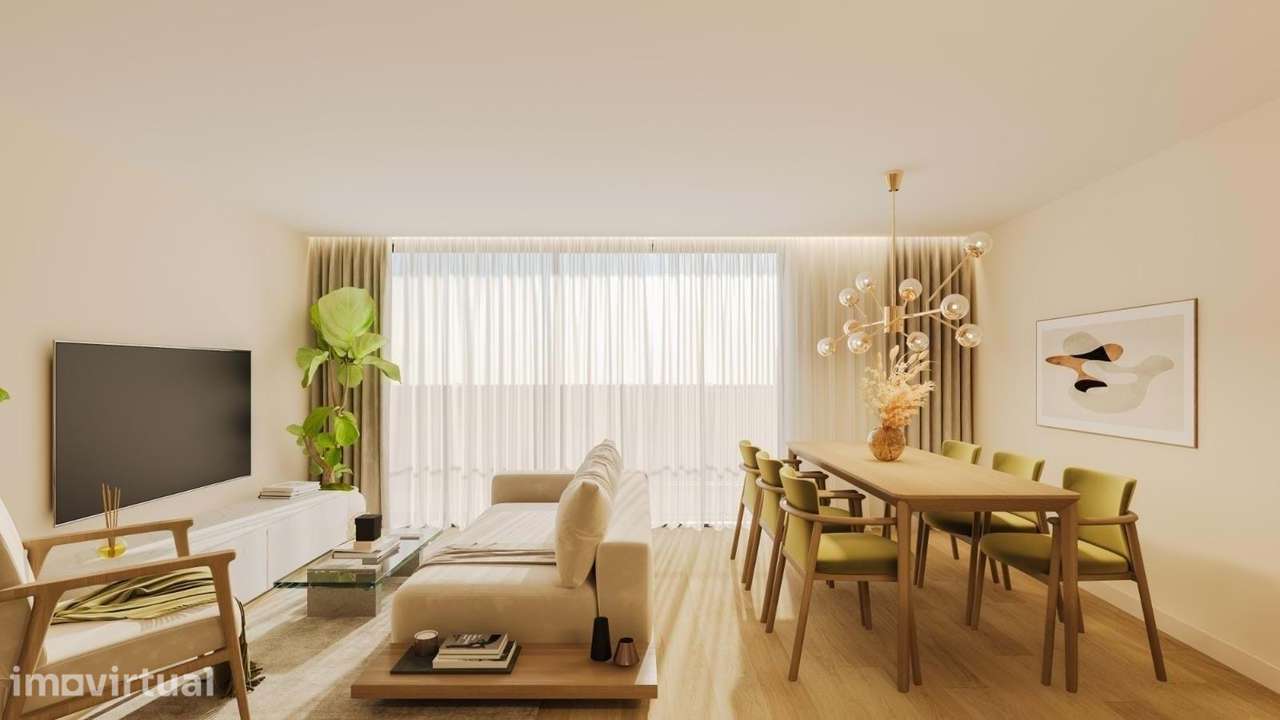 Apartamento T2 | Novo | Bonfim | Jardim Comum | Porto - Grande imagem: 3/6