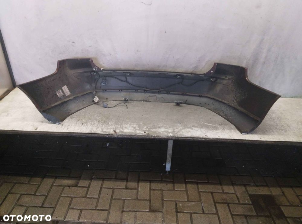 ^ ZDERZAK TYŁ TYLNY VOLVO V50 KOMBI BORDO BORDOWY PDC CZUJNIKI - 7