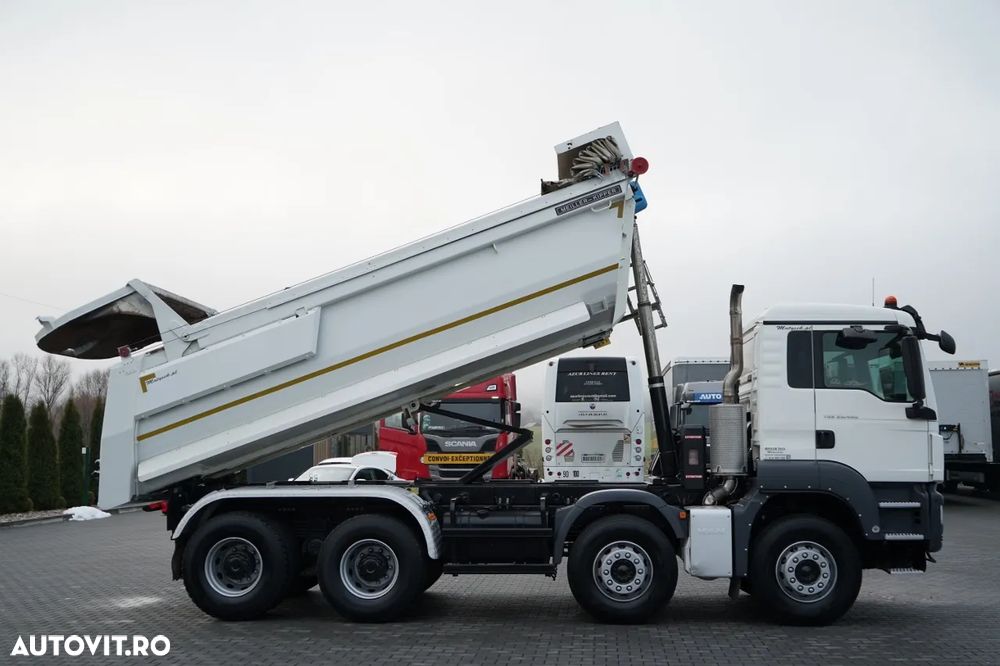 MAN TGS 35.460 / 8X4 / BASCULATOR SPATE / HYDROCLASP / MEILLER KIPPER / AUTOMAT / EURO 6 - 5