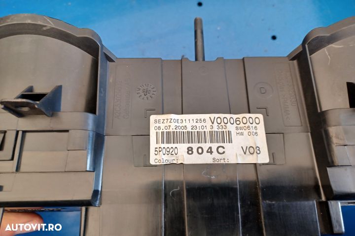Ceasuri bord 5P0920804C Seat Altea 1 [2004 - 2009] Freetrack minivan - 4