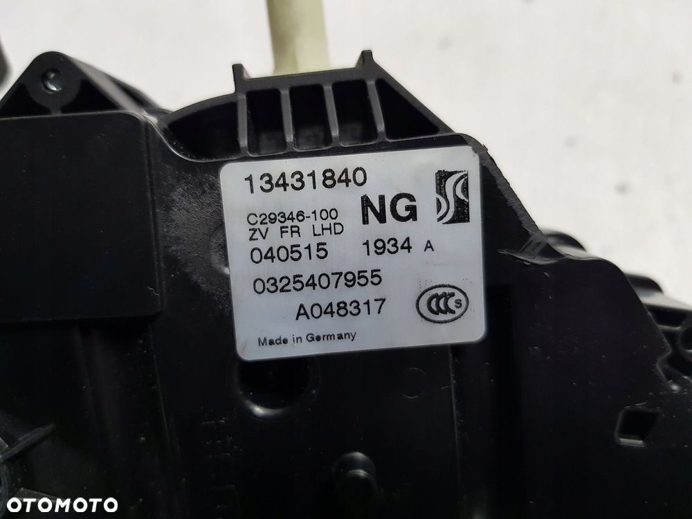 zamek drzwi prawy przód Opel Corsa E 6 PIN - 7