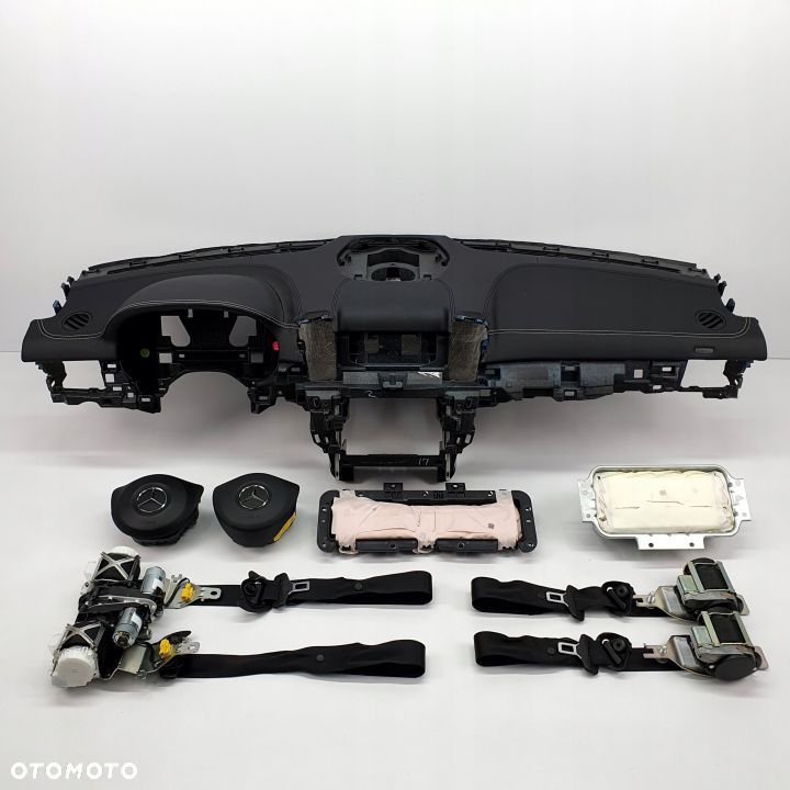 GLE W166 W292 KONSOLA SKÓRA AIRBAG PODUSZKI PASY - 1