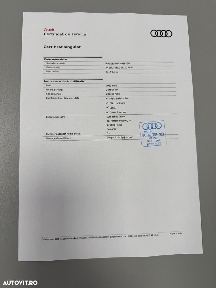 Audi A4 Avant 2.0 TDI Multitronic - 10