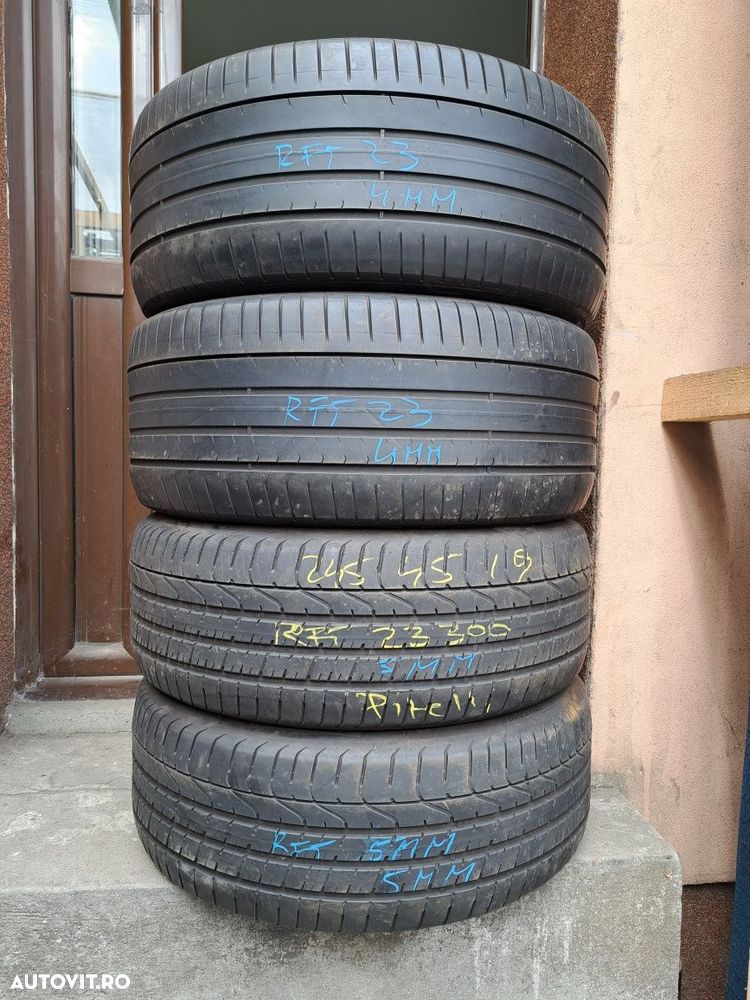 ! Set anvelope 275/40 R19 cu 245/45 R19 Pirelli runflat dot 2023 - 1