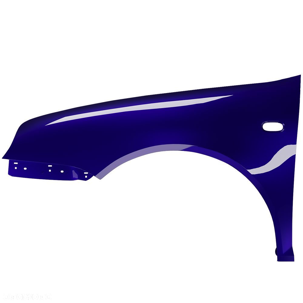 BLU Błotnik VW GOLF IV 4 LD5Q lewy niebieski 97-06 przód ocynk SchattenBlau - 2