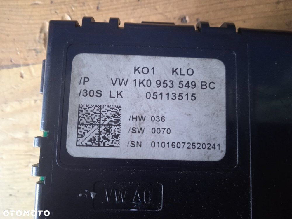 Czujnik Kąta Skrętu Volkswagen 1K0953549BC - 2