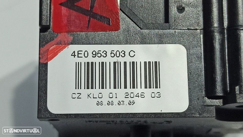 COMANDO DO LIMPA-VIDROS AUDI A4 BERLINA (8E) 2.5 TDI (120KW) - 5