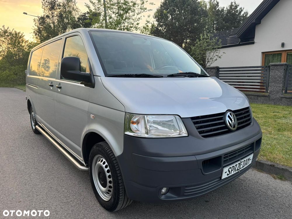 Volkswagen TRANSPORTER L2H1 Długi Klima Tempomat Furgon 3os. Rury Pdc Hak Serwis - 24