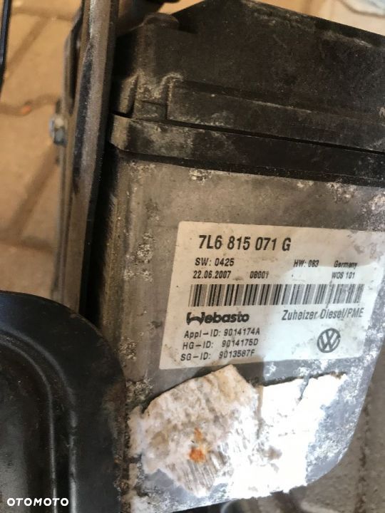 WEBASTO OGRZEWANIE POSTOJOWE touareg 7L6815071G - 6