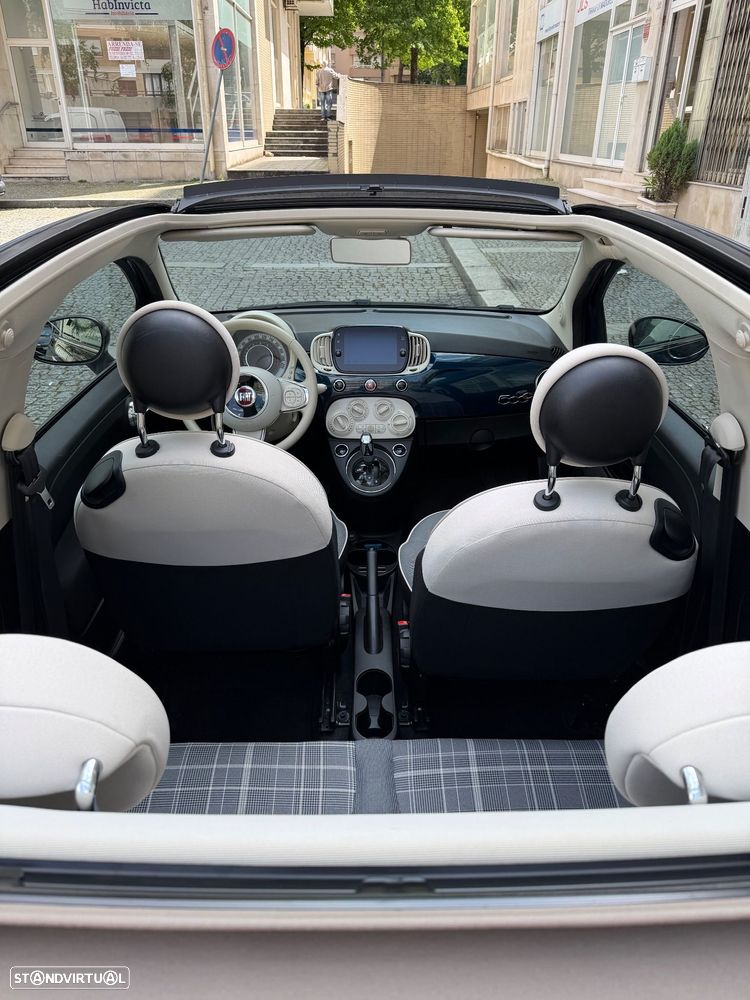 Fiat 500C 1.2 Lounge Dualogic - 14