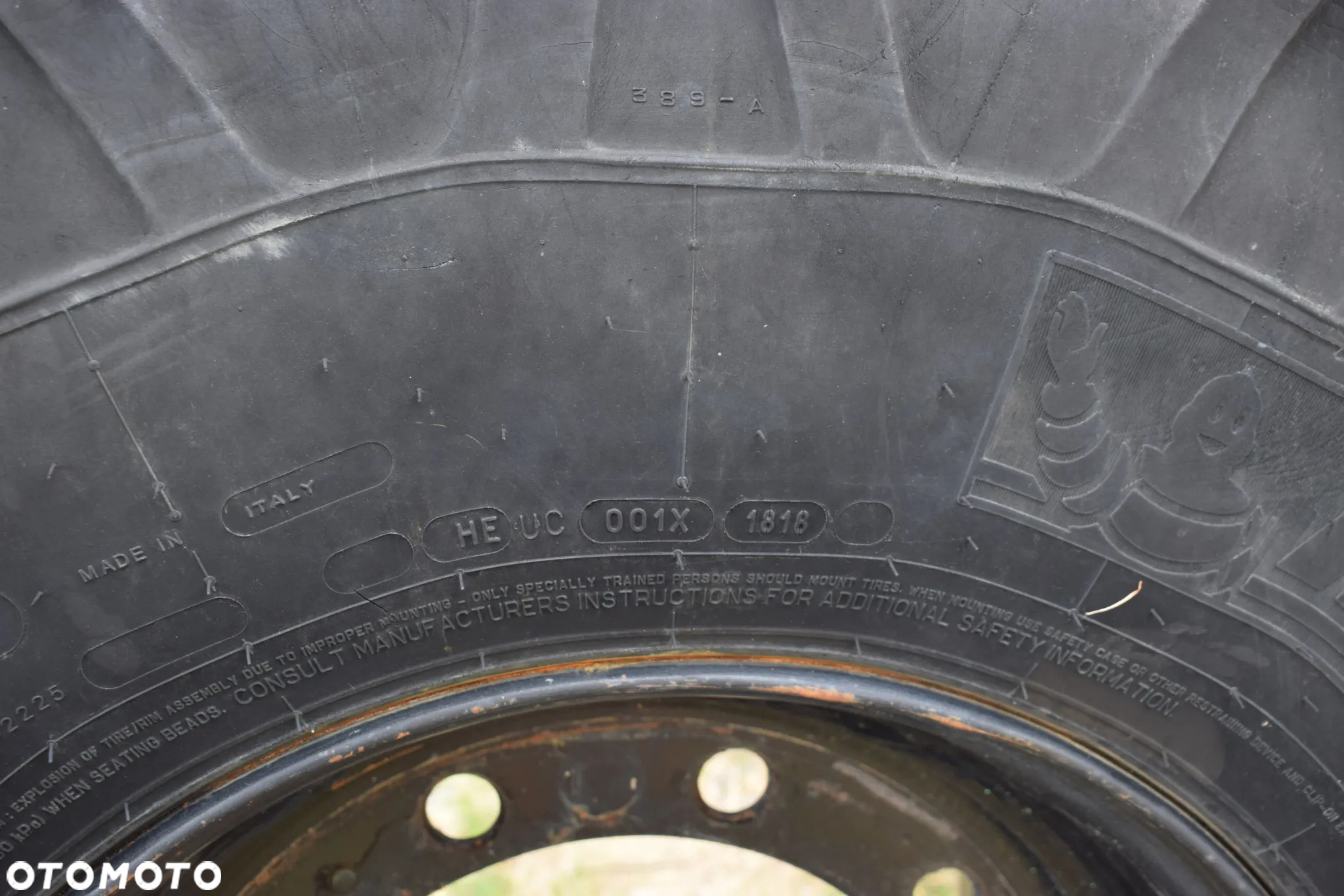 Koła R19 Michelin 18-19.5 do koparki 445/70 R 19.5 - 25