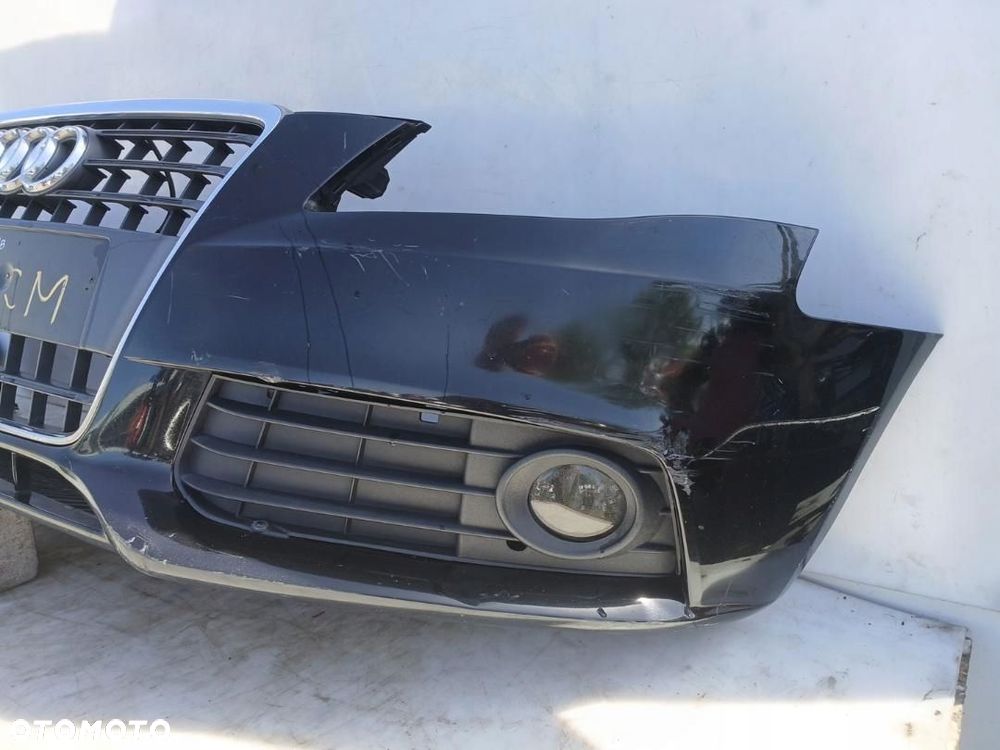 ZDERZAK PRZÓD PRZEDNI AUDI A4 B8 07-11r. CZARNY LZ9Y 8K0807437 - 2