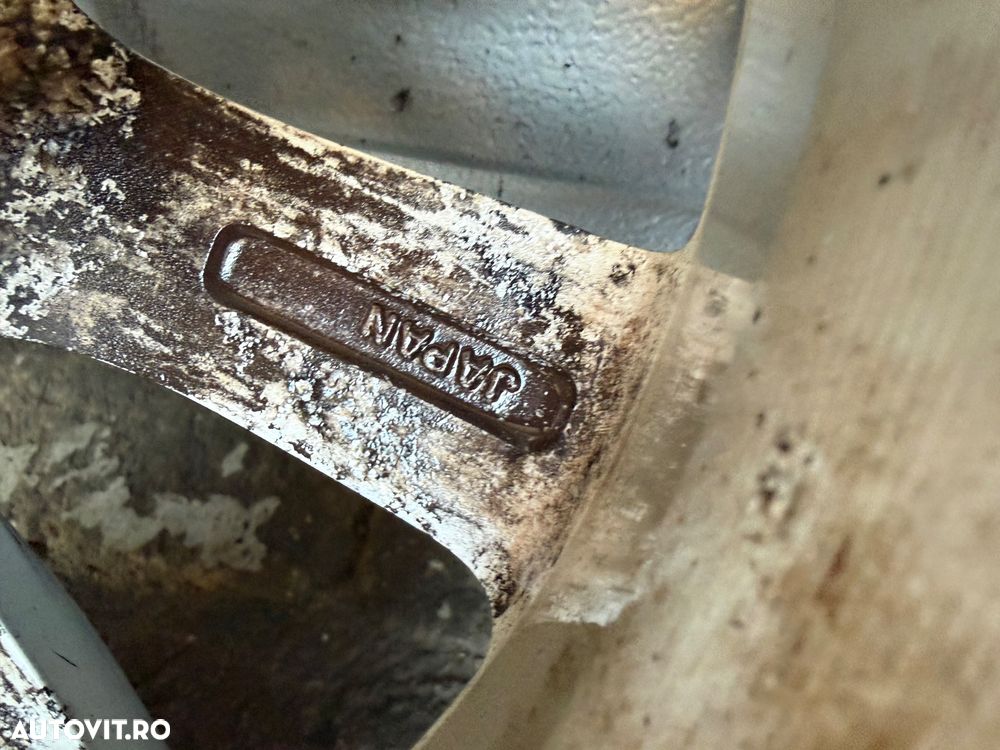 Set 4 Jante Aliaj Originale Subaru 16" - 5x100 - Forester, Legacy, Impreza Anvelope de vară - 8