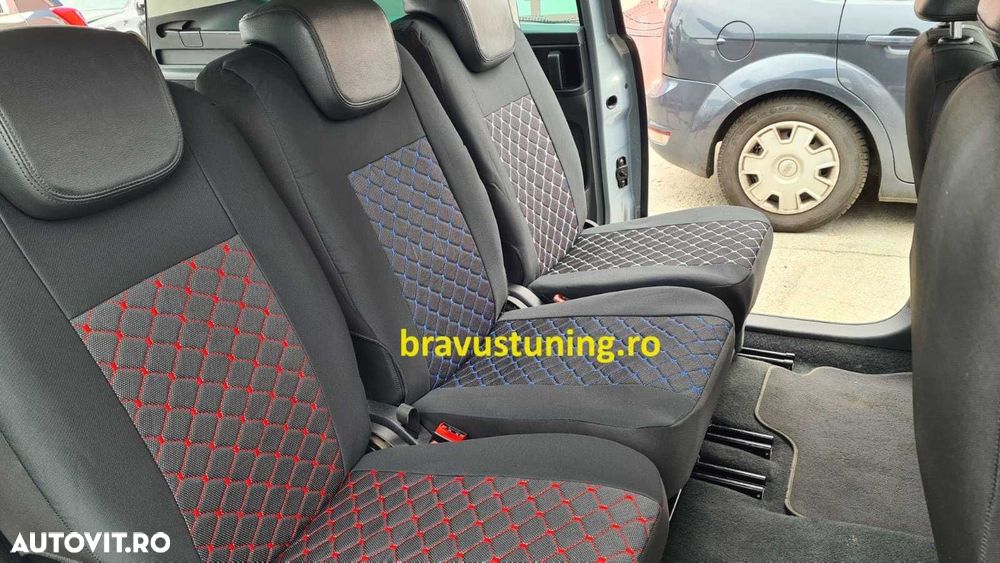 Huse scaun auto SHARAN-TOURAN,stofă auto 5 / 7 locuri - 1