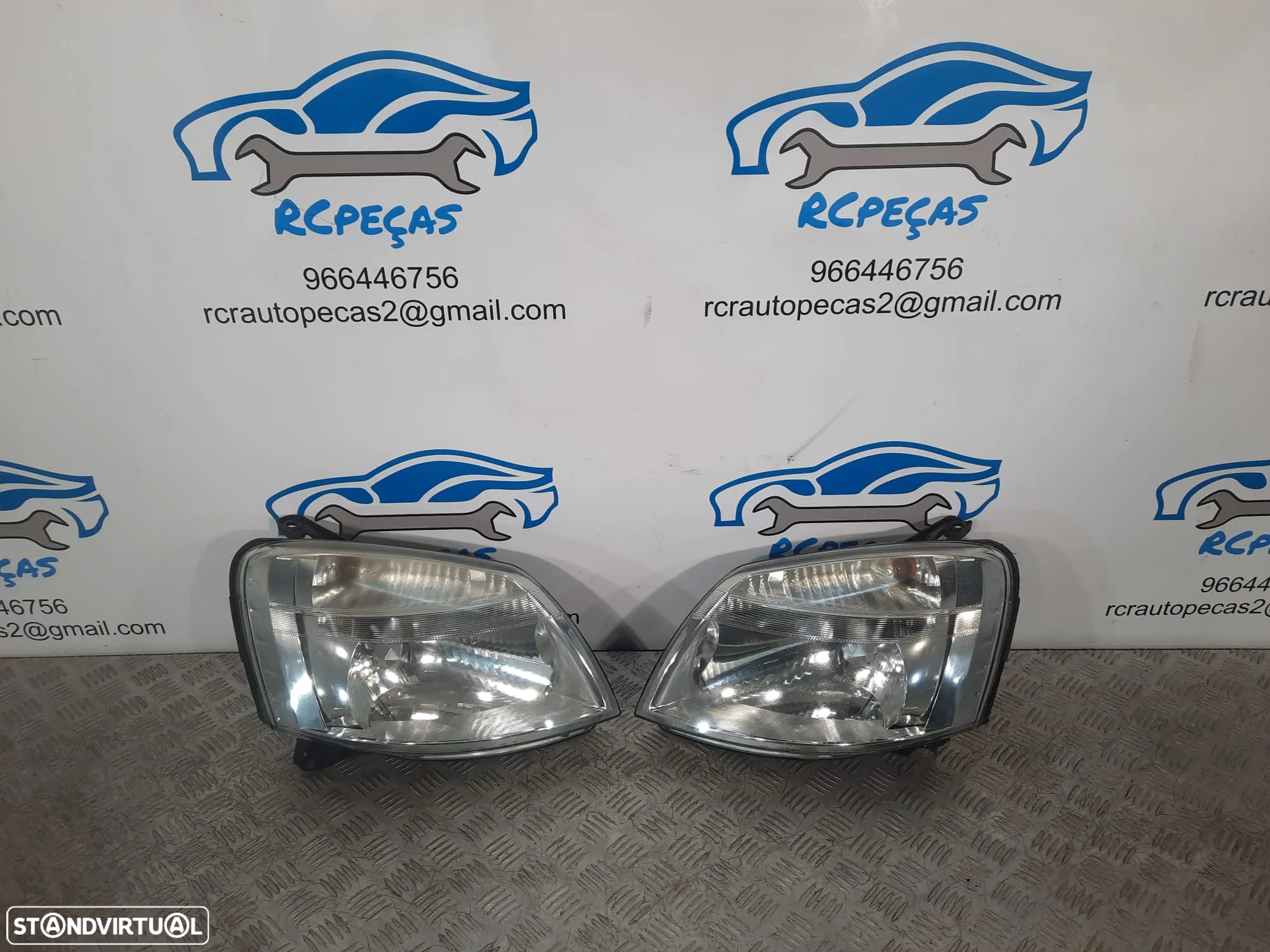 OTICA OTICAS ORIGINAIS ESQUERDA DIREITA CITROËN BERLINGO I 1 Mk1 FASE 2 FIRST BODY BOX MPV OPTICA OPTICAS FAROL FAROIS - 6
