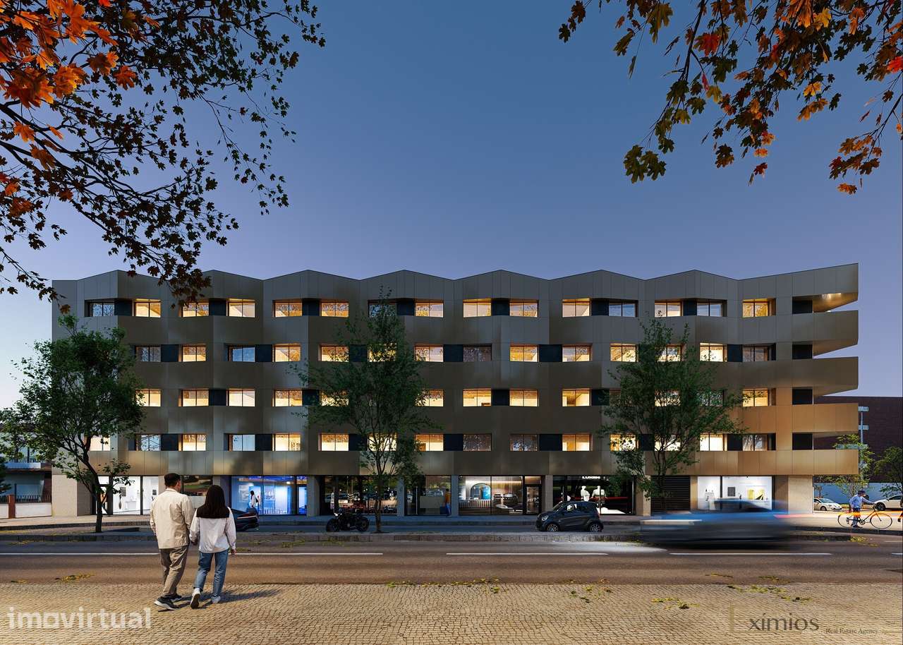 Apartamento T2 em construção, com garagem, situado em Vila do Conde - Grande imagem: 2/18