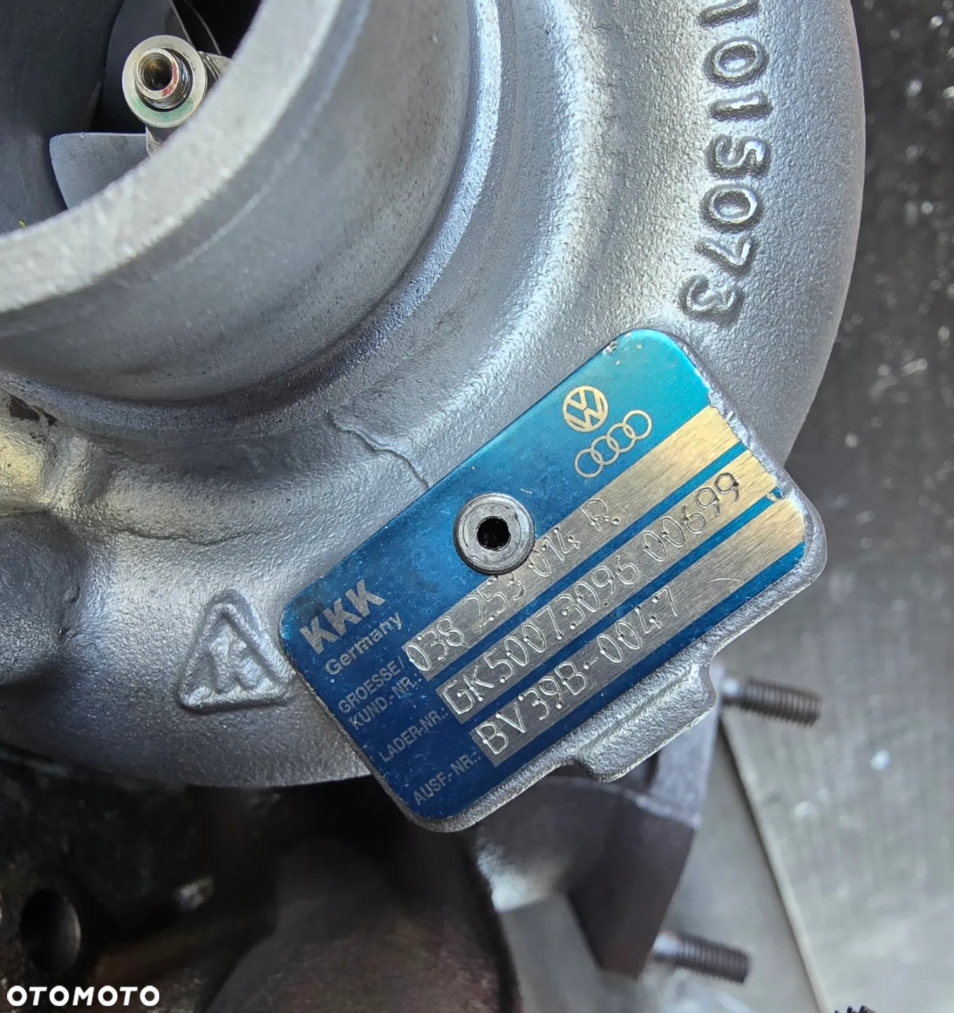TURBOSPRĘŻARKA TURBINA  1.9TDI ASZ VW Sharan Alhambra 038253014R - 4