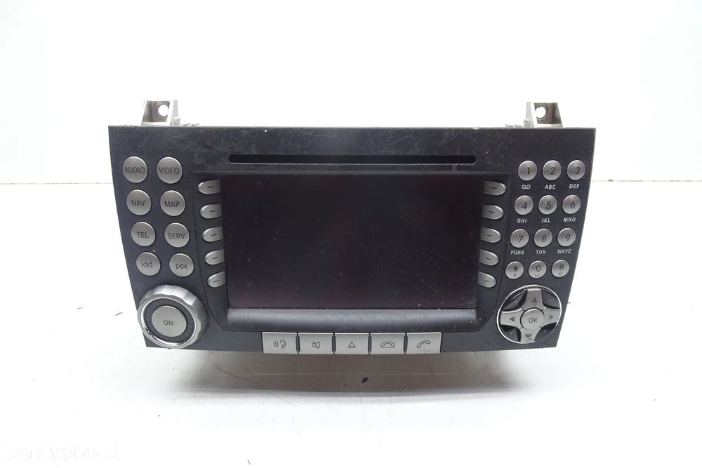 MERCEDES SLK W171 RADIO CD NAWIGACJA GPS NAVI DUŻA COMAND A1718203389 - 1