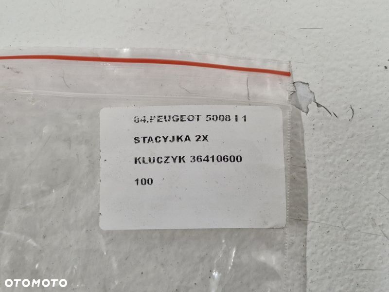 PEUGEOT 5008 I 1 STACYJKA 2X KLUCZYK 36410600 - 9