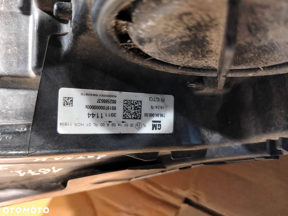 Lampa przednia prawa Opel Astra K Europa - 9