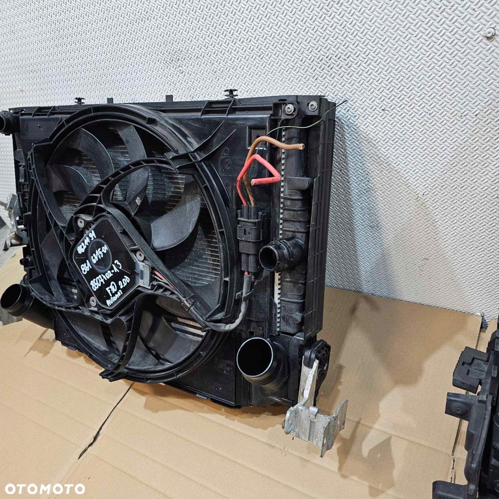 bmw f30 2.0d automat komplet chłodnic wody klimatyzacji wentylator cooler - 4