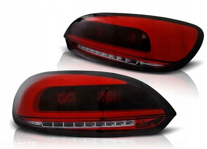 Lampy tylne L+R LED Bar Diodowe Tuning Red Smoke VW Scirocco 1k8 2008-2014 - 3