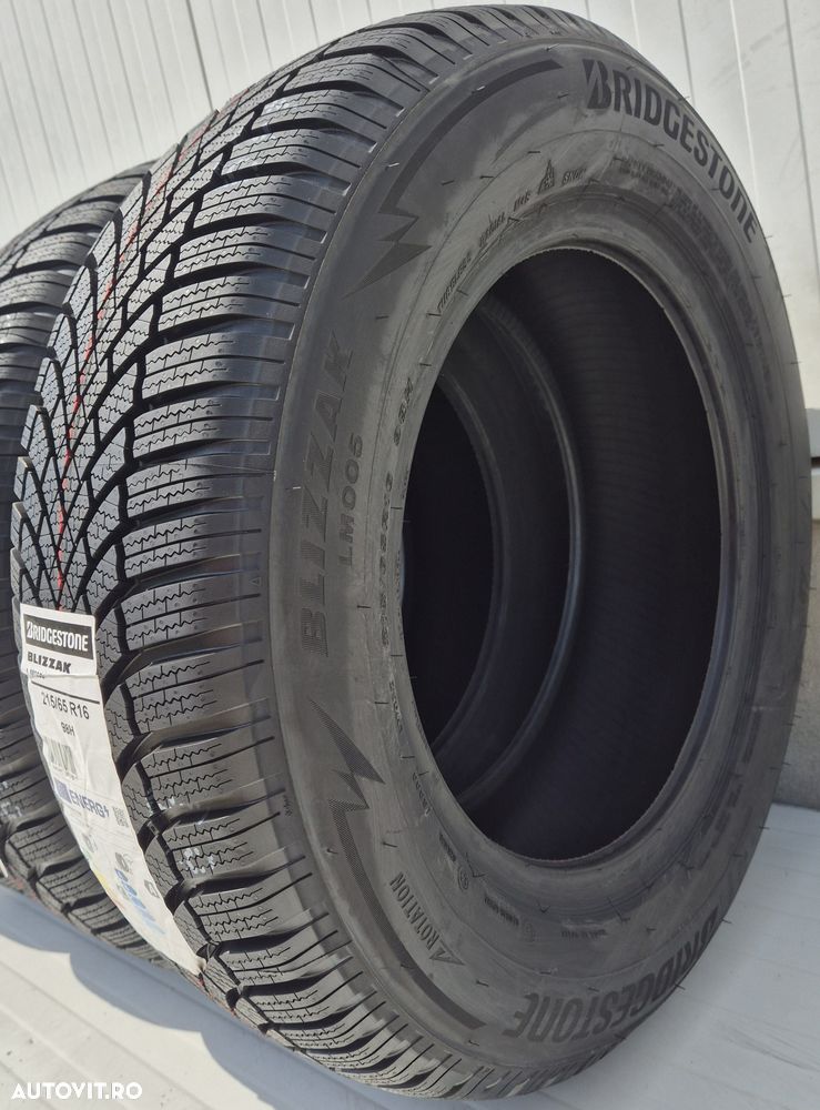215/65 R16, 98H, BRIDGESTONE Blizzak,Anvelope iarna M+S ,Aderenta cl A - 3