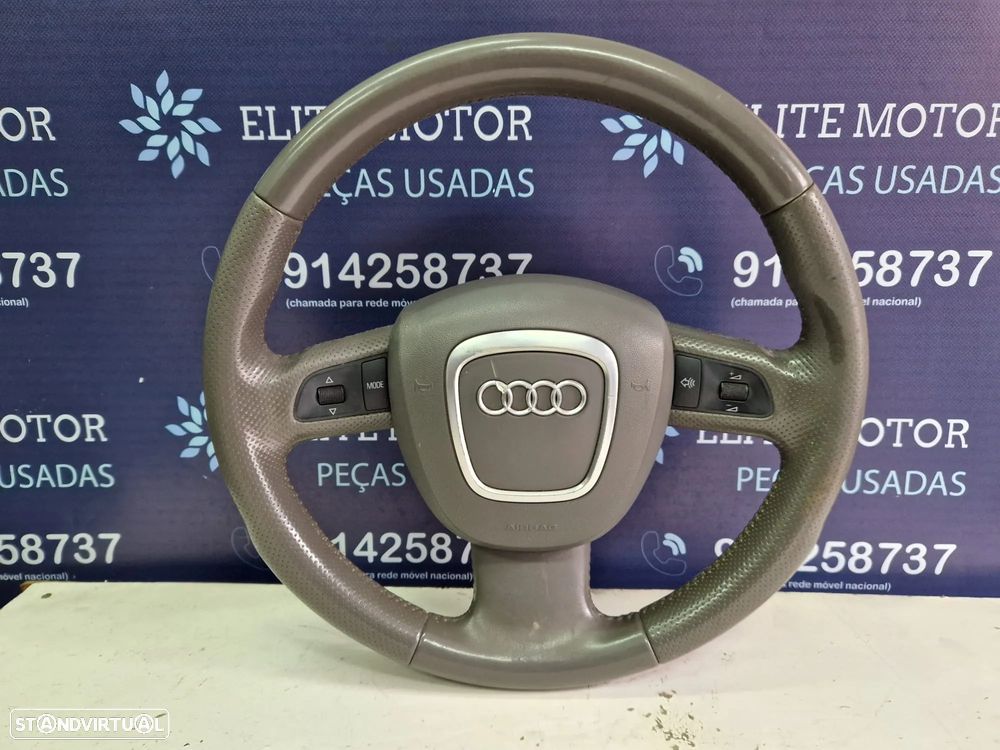 Volante usado pele AUDI A4 B7 3 BRAÇOS AIRBAG - 4