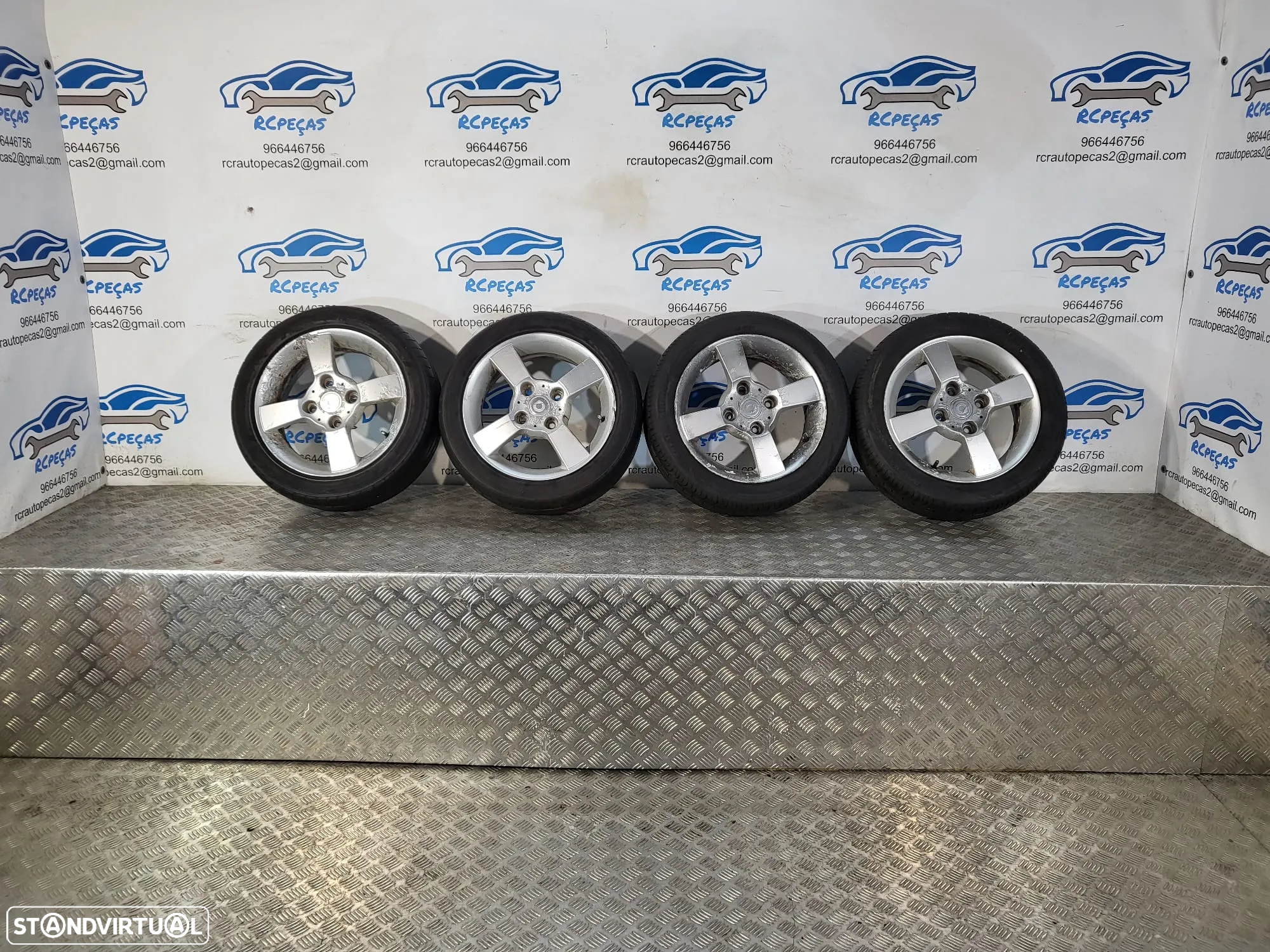.Conjunto Jantes 15 Smart ForFour 454 4x114.3 6J ET46 A4544010401 - 2
