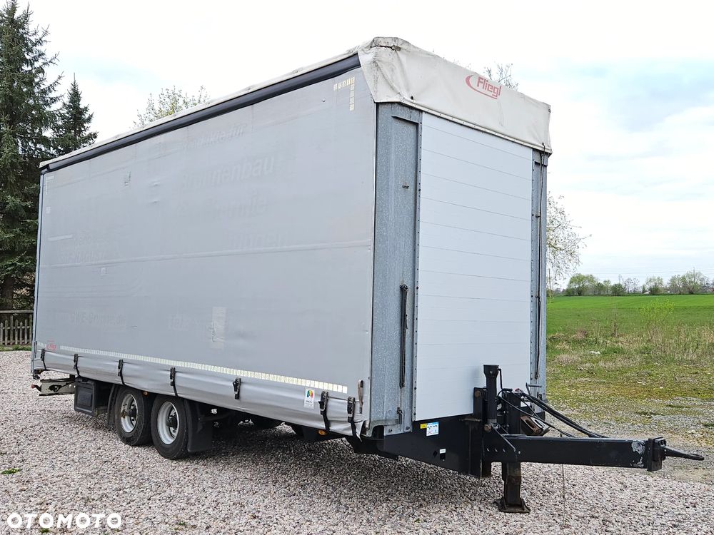 Fliegl PRZYCZEPA CIĘŻAROWA / TANDEM / 2 OSIE / 18 PALET / GÓRNY REGULOWANY SPRZĘG / 11800DMC / 8 TON ŁADOWNOŚĆ - 1