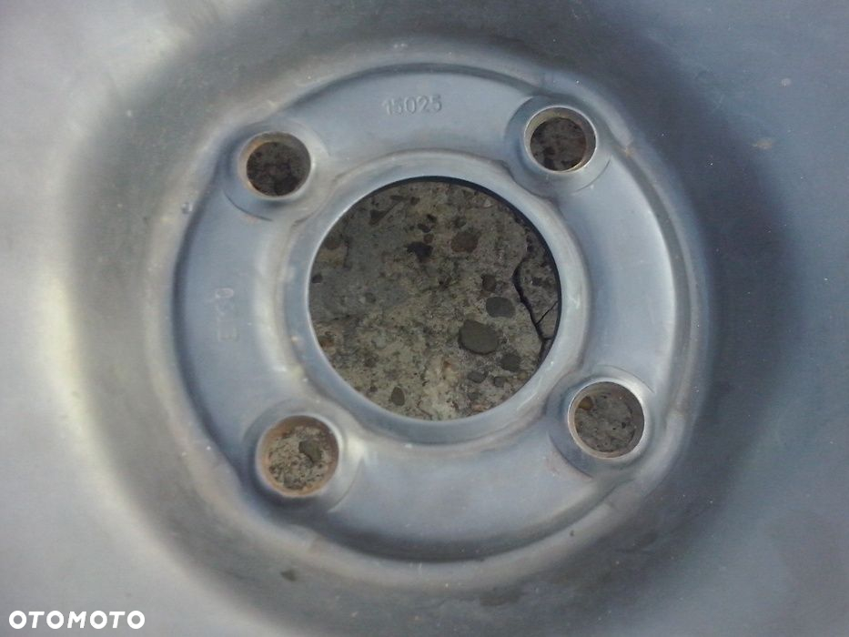 15” - Felgi 4x100 , r15 cali - RENAULT Oryginał Twingo Megane Campus Clio Modus Kangoo - DACIA Logan Dokker - NISSAN Micra Note - Stalowe Koło Dojazdowe Rezerwowe Zapasowe Dojazdówka Zapasówka Rezerwa - 6