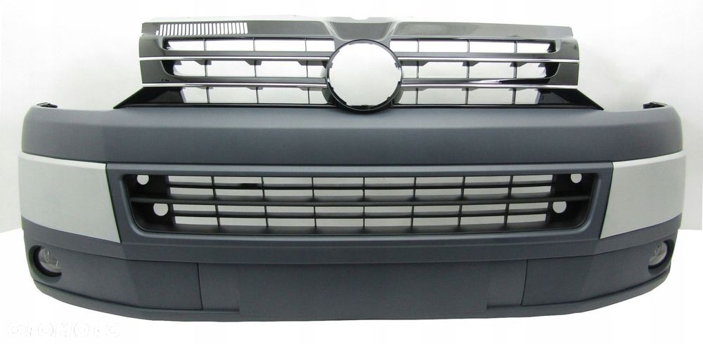 Zderzak przedni VW T5 09 - 15 Multivan Caravelle Bez Pdc - 4