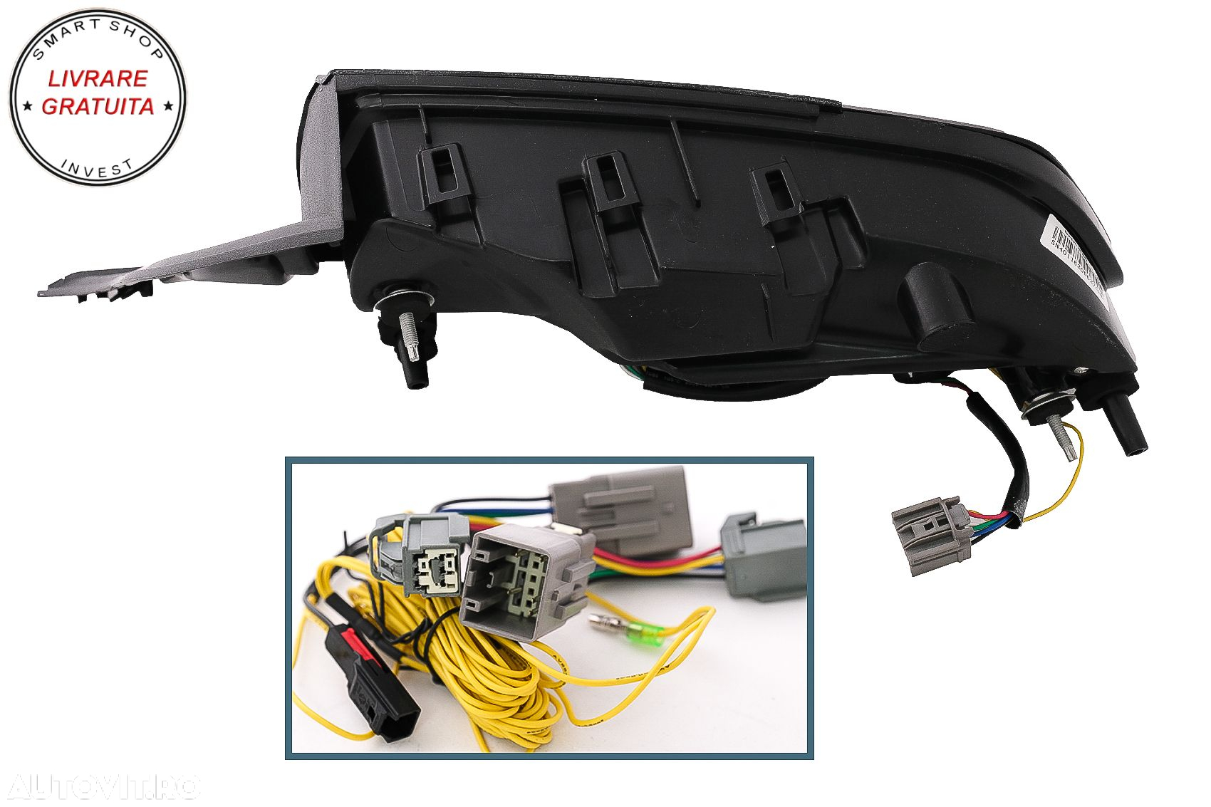 Stopuri Full LED compatibile cu Ford Mustang VI S550 (2015-2019) Fumuriu Clar Semn- livrare gratuita - 15