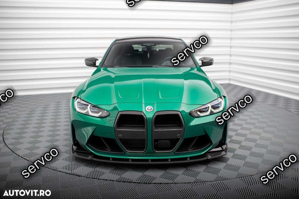 Prelungire bara fata Bmw Seria M4 G82 2021- v5 - Maxton Design Carbon - 5