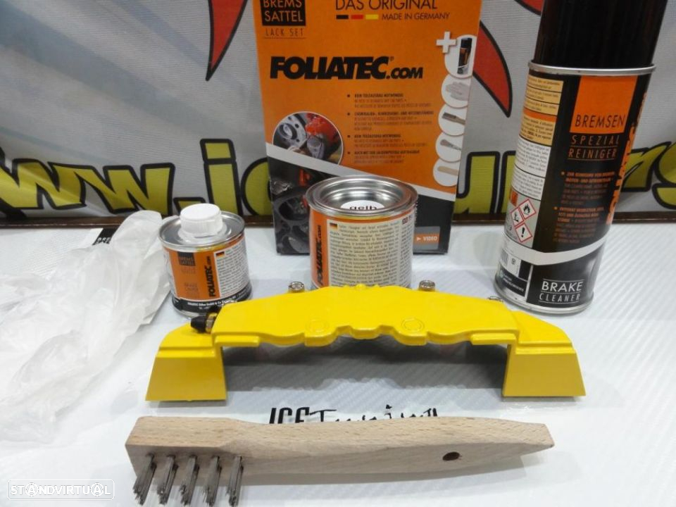 Tinta alta temperatura Foliatec de cor amarelo performance para bombas, pinças - 9