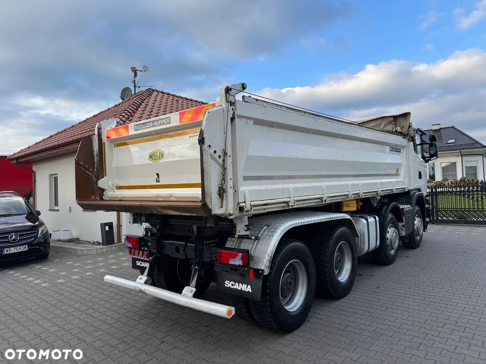 Scania R450 bez EGR, 8x4 wywrotka 3-str.MEILLER, 34000 kg DMC, BORDMATIC, ZWOLNICE, 2017r IDEALNY STAN - 11
