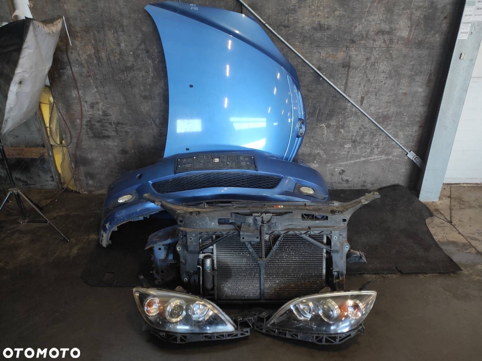 KOMPLETNY PRZÓD XENON MASKA ZDERZAK PRZÓD LAMPY MAZDA 3 I BK 27B - 1