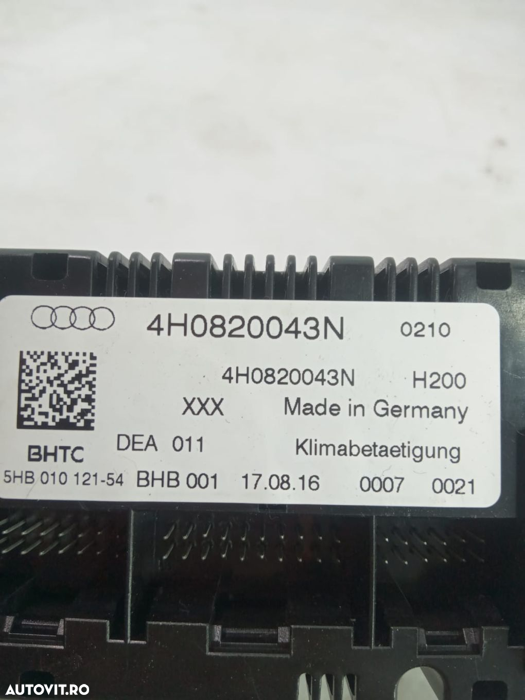 Panou clima 4h0820043n Audi A8 D4/4H (facelift)  [din 2013 pana  2018 - 2