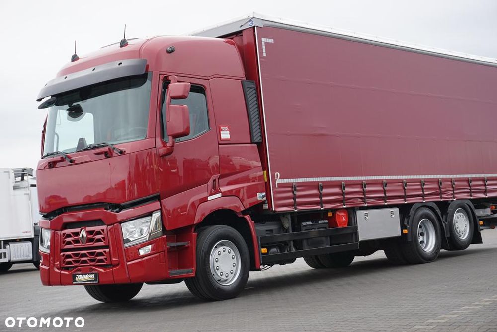 Renault T 380 / ACC / E 6 / FIRANKA + WINDA / 20 PALET / DŁ. 8,2 M / OŚ SKRĘTNA - 35