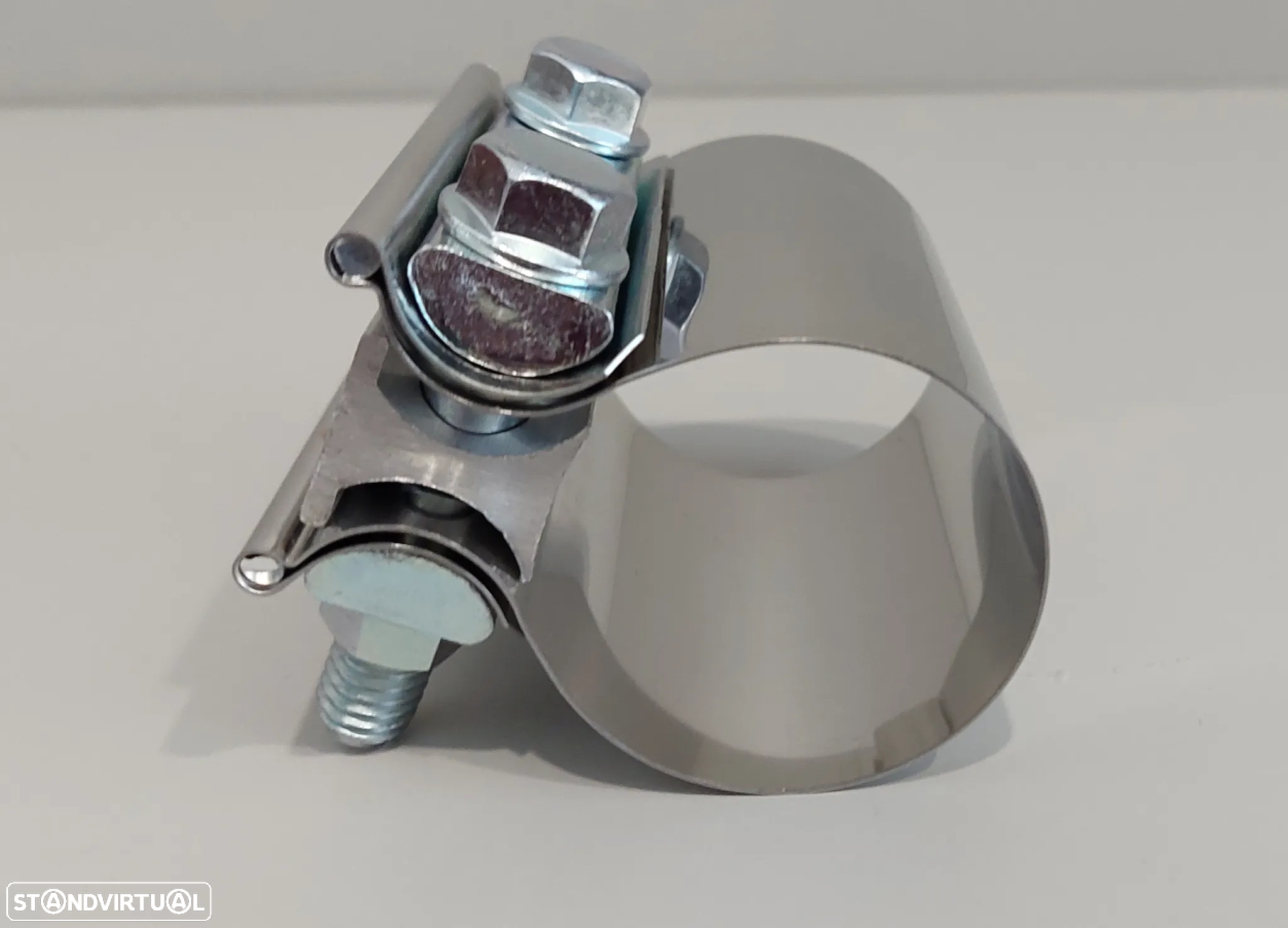 57mm - Braçadeira Inox União Tubo Escapes Universal - 6