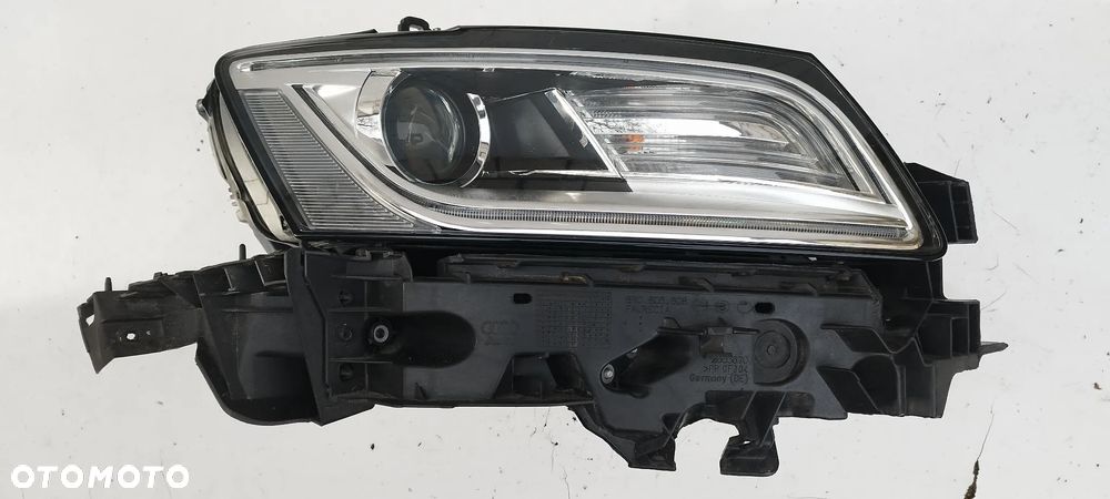 Lampa Przednia Prawa Audi Q5 8R0 Lift 2012- Bi xenon Led Nieskrętny Oryginał 8R0941005C - 2