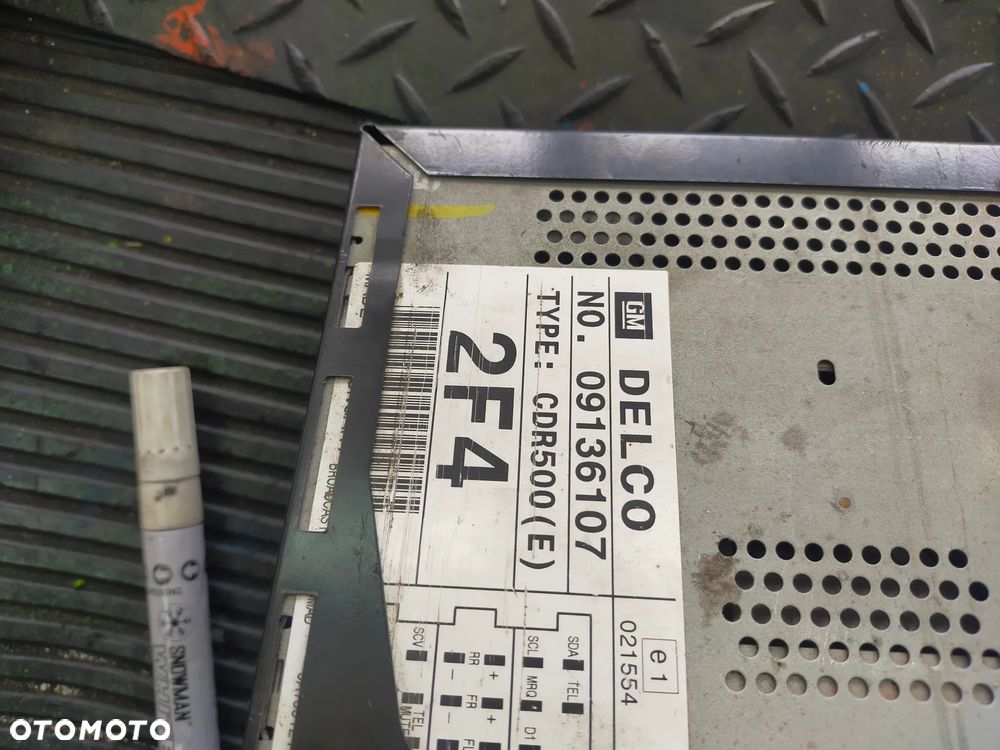 Radio Cd Opel Astra Zafira 09136107 - 4